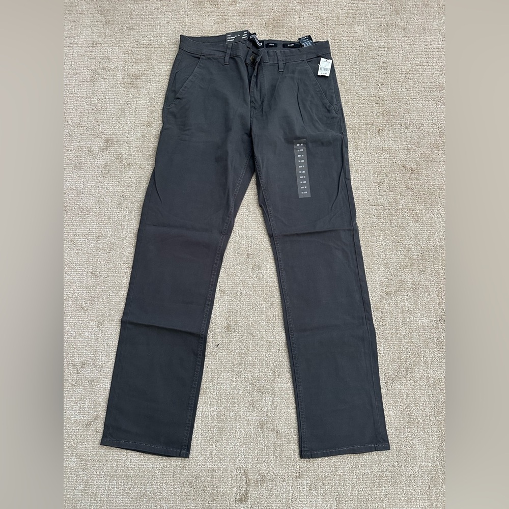 Surf Ride charcoal Chinos 33